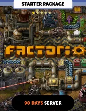 Factorio 90 days Private Server - Starter Package