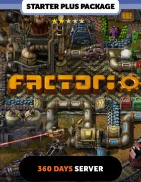 Factorio 360 days Private Server - Starter Plus Package