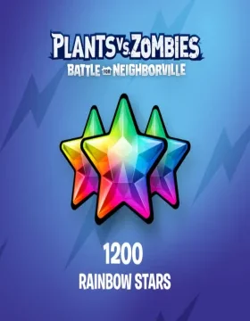 Plants vs. Zombies: Battle for Neighborville - 1200 Rainbow Stars DLC XBOX One / Xbox Series X|S CD Key